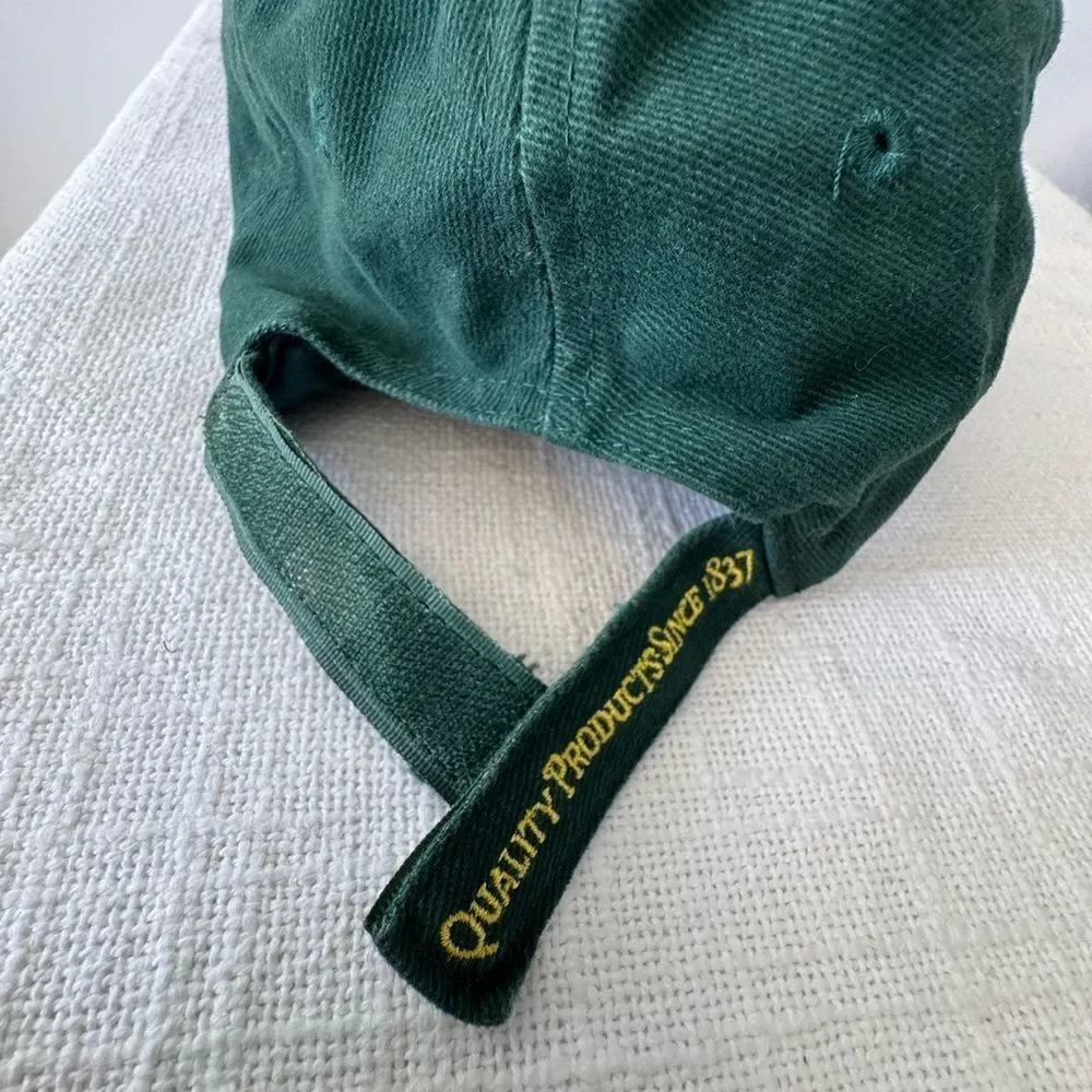 John Deere Trucker Hat Green Logo 100% Cotton Adjustable